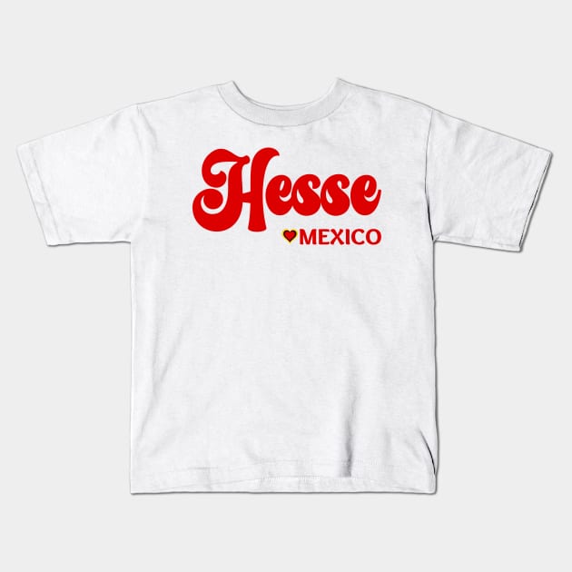 Hesse: I love Germany  Deutschland Kids T-Shirt by teezeedy